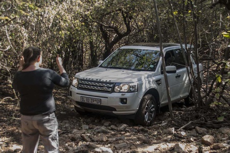 The winner on the day - a Freelander 2